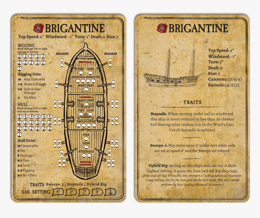 Blood & Plunder Ship Card, HD Png Download