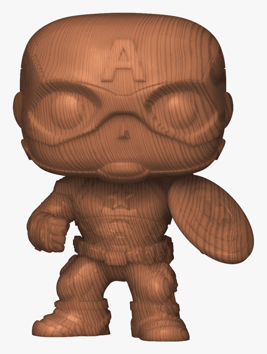 Captain America Wood Funko, HD Png Download