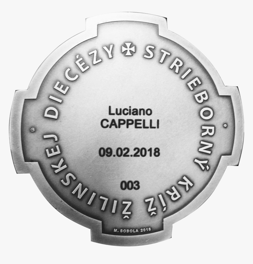 Strieborný Kríž Žilinskej Diecézy Reverz - Emblem, HD Png Download