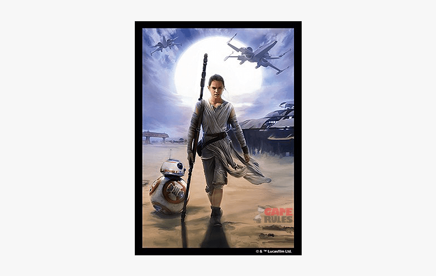 Star Wars Rey And Bb8, HD Png Download
