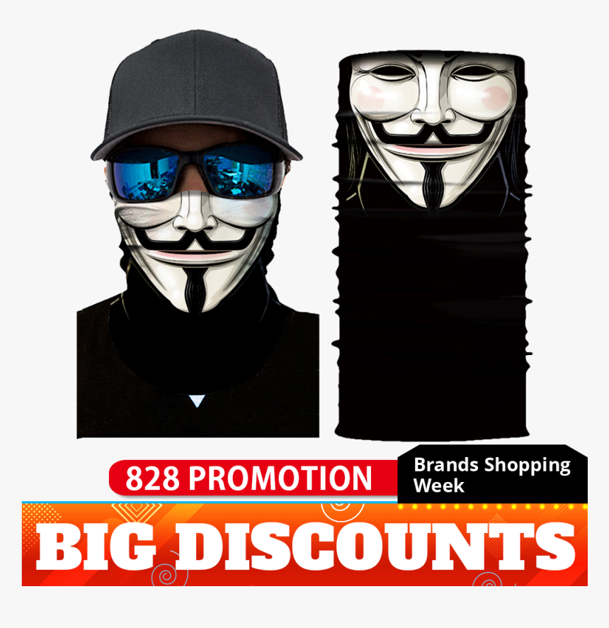 Motorcycle Biker Mask Face Shield Balaclava Mask Skull - Balaclava, HD Png Download