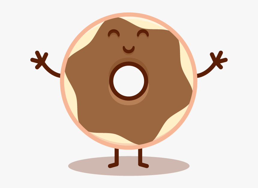 Fun Donuts Messages Sticker-2 - Ciambella, HD Png Download