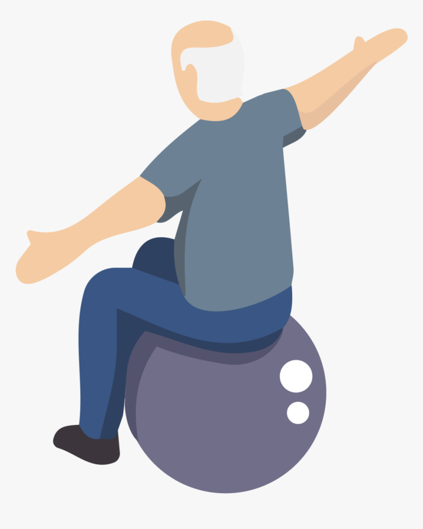 Rehab Illustrations - Sitting, HD Png Download