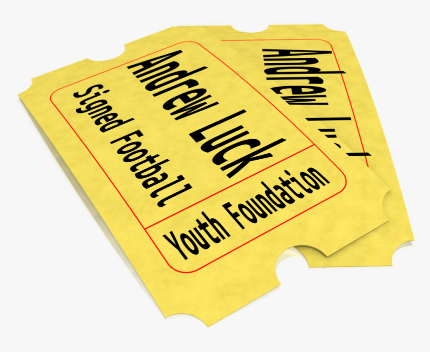 Youth Foundation Raffle Tickets - Tickets Clipart Transparent Background, HD Png Download