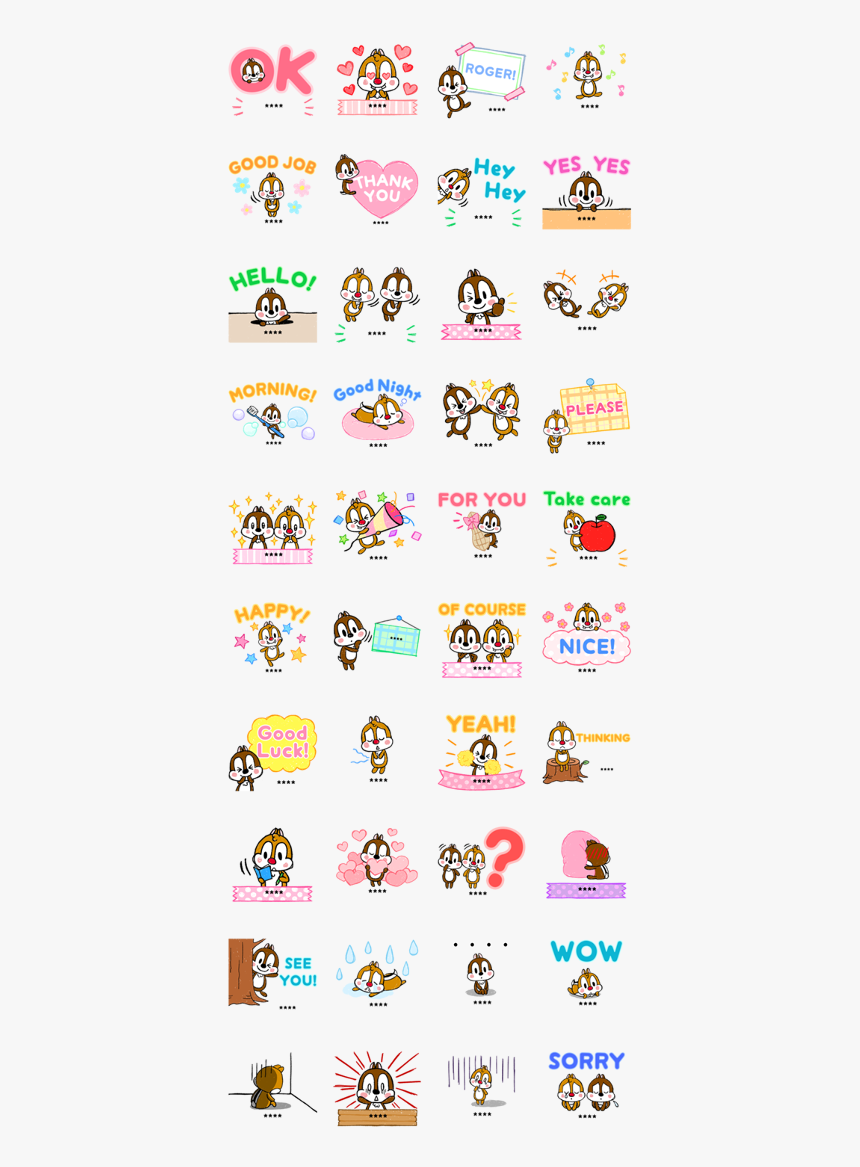 Chip N - Sticker, HD Png Download