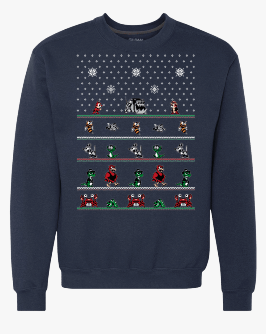Chip N Dale Christmas Rangers Premium Crewneck Sweatshirt, HD Png Download