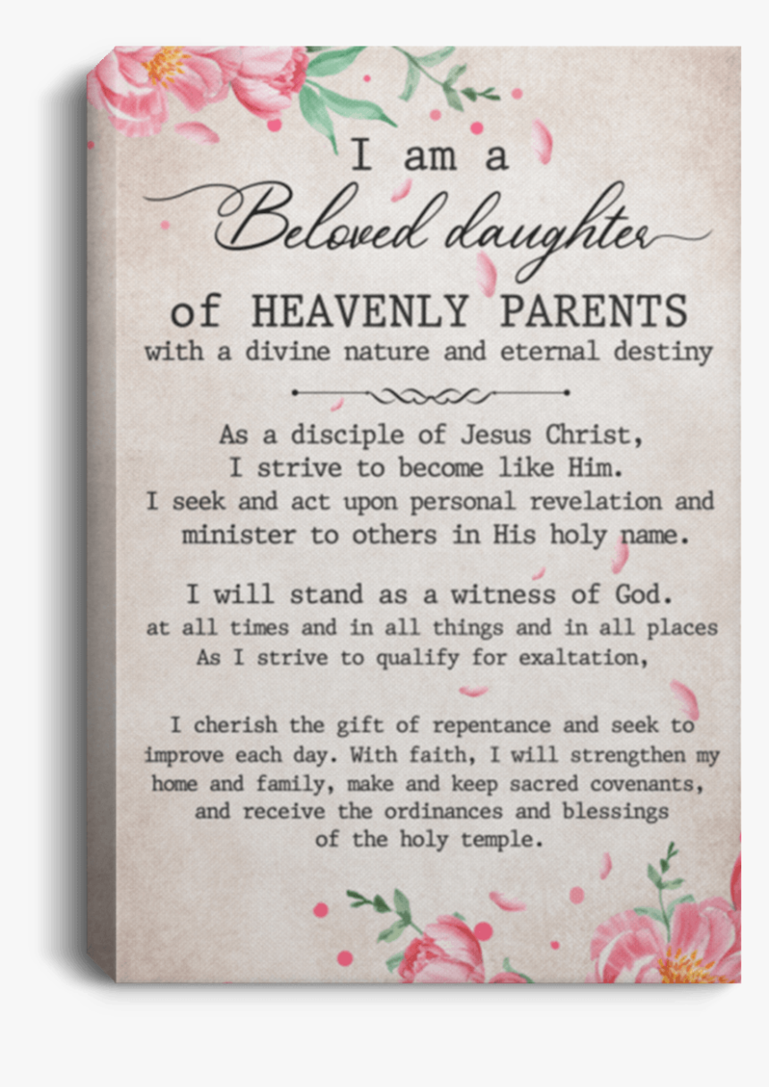 Am A Beloved Daughter Of Heavenly Parents, HD Png Download