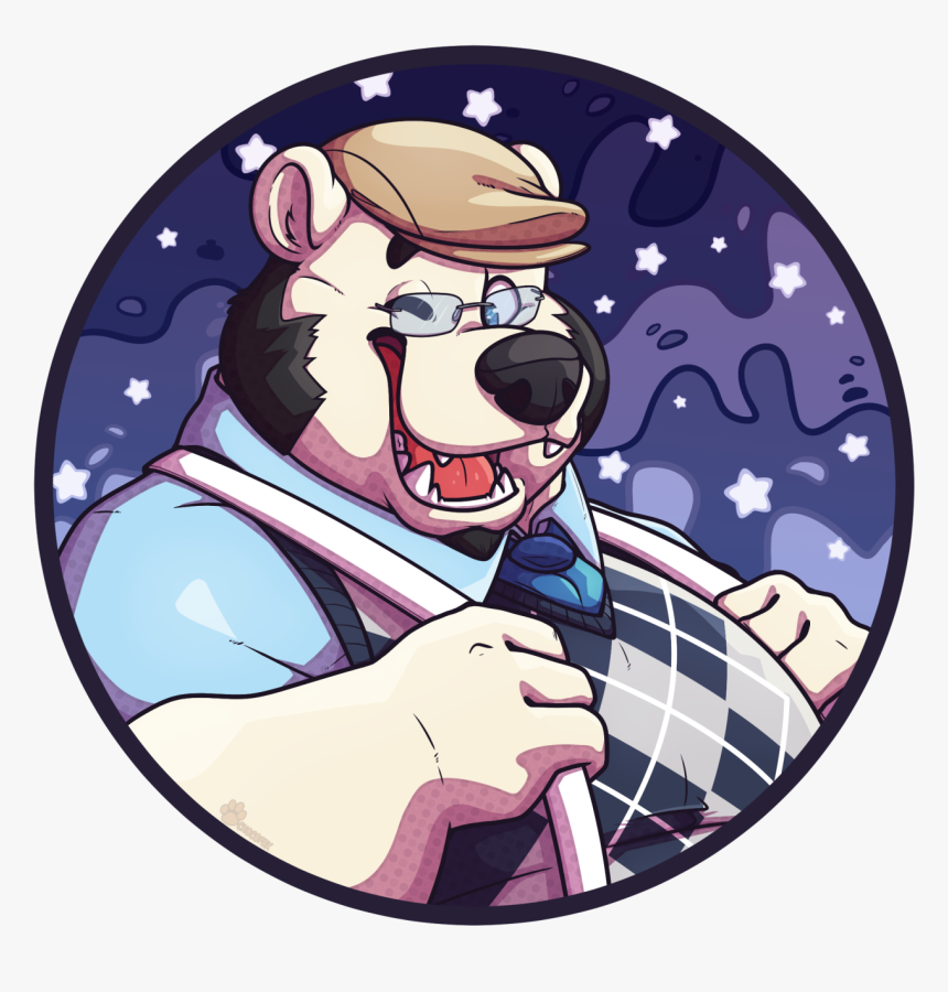 Gin The Polar Bear Icon - Cartoon, HD Png Download