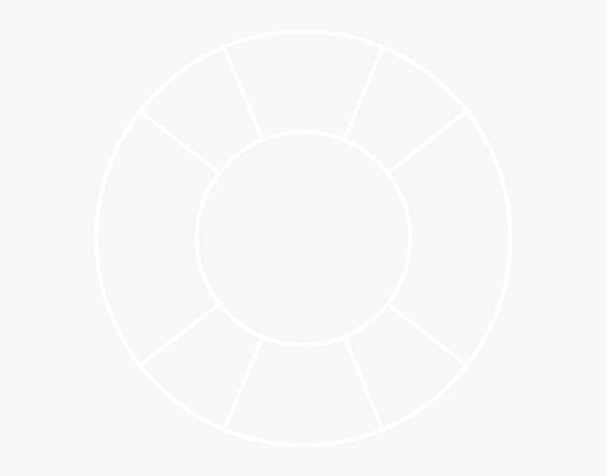 Safety & Life Ring - Johns Hopkins Logo White, HD Png Download