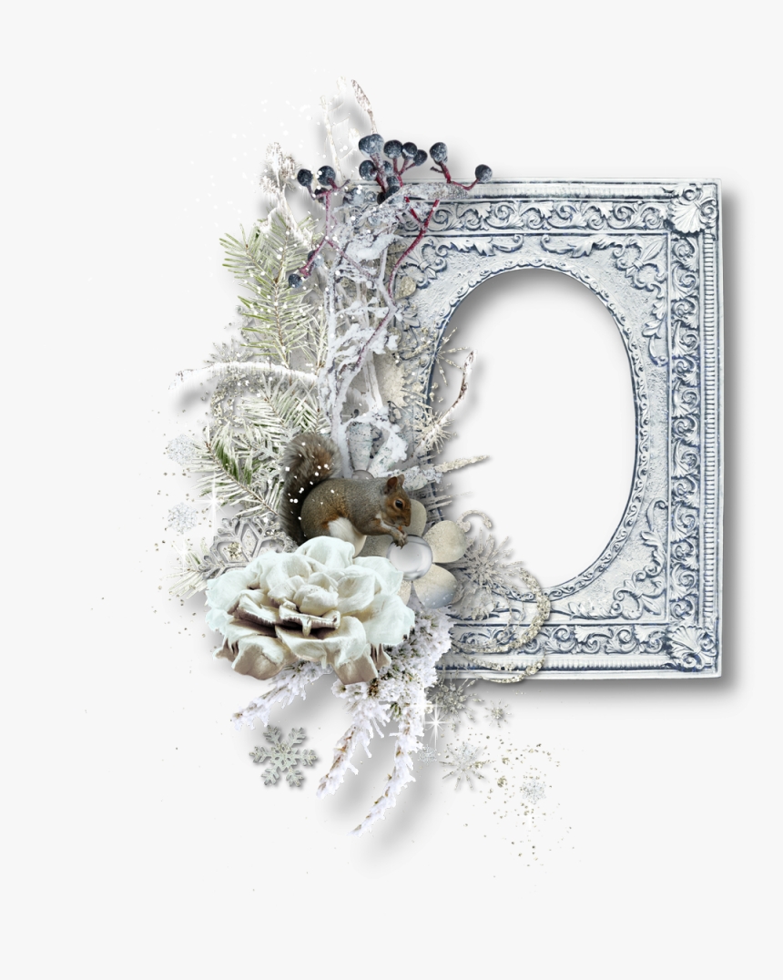 ❄️ Cadre Png Hiver, Cluster / Winter Frame Png, Cold - Craft, Transparent Png