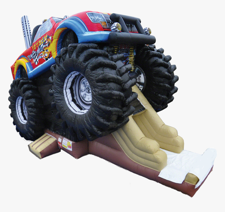 Truck Inflatable Miami Bounce House, HD Png Download