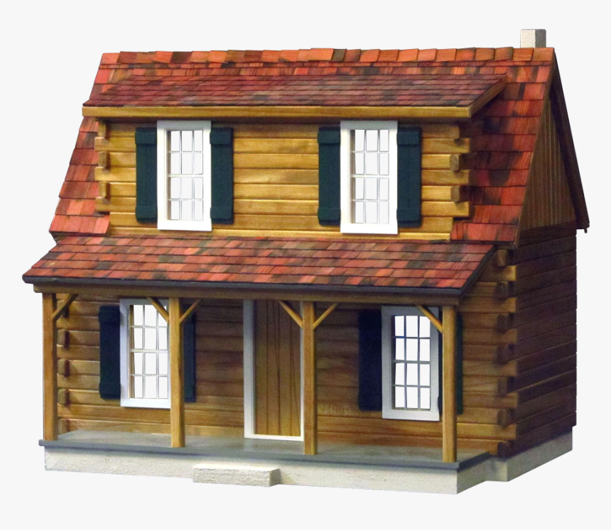 Miniature Dollhouse Log Cabins, HD Png Download