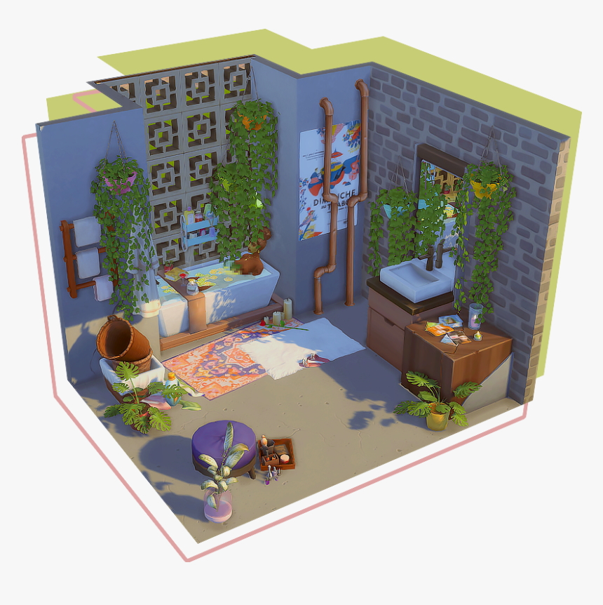 Build Sims 4 Dollhouse, HD Png Download