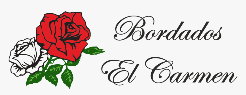 Bordados El Carmen - Black And White Rose Decal, HD Png Download