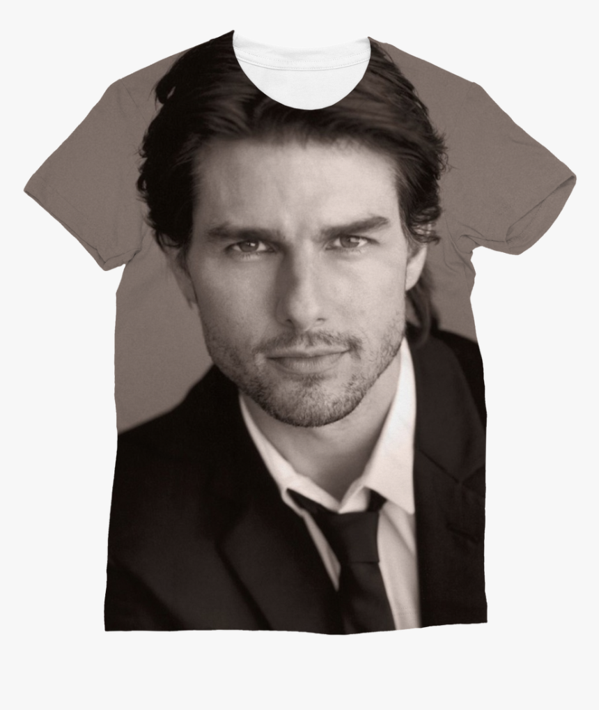 Tom Cruise In Black And White ﻿classic Sublimation - T Shirt Tom Cruise, HD Png Download