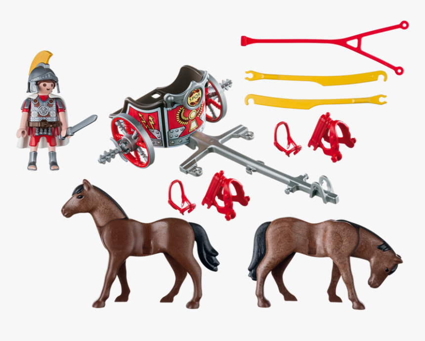 Playmobil Roman Chariot, HD Png Download