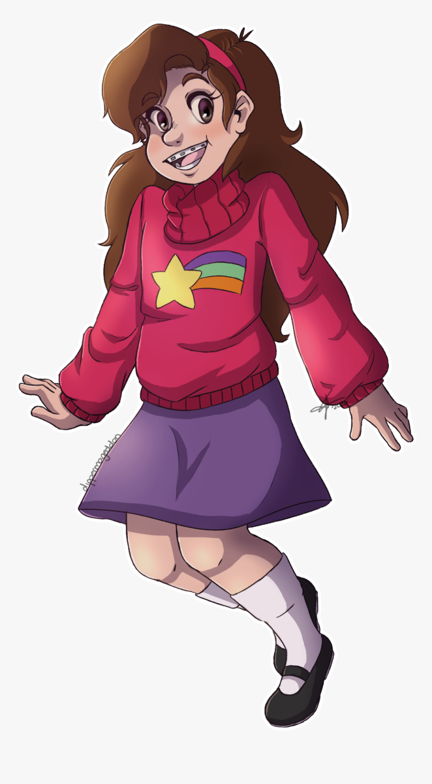 Mabel’s Design Is Equally As Fun To Draw So Here She - Cartoon, HD Png Download