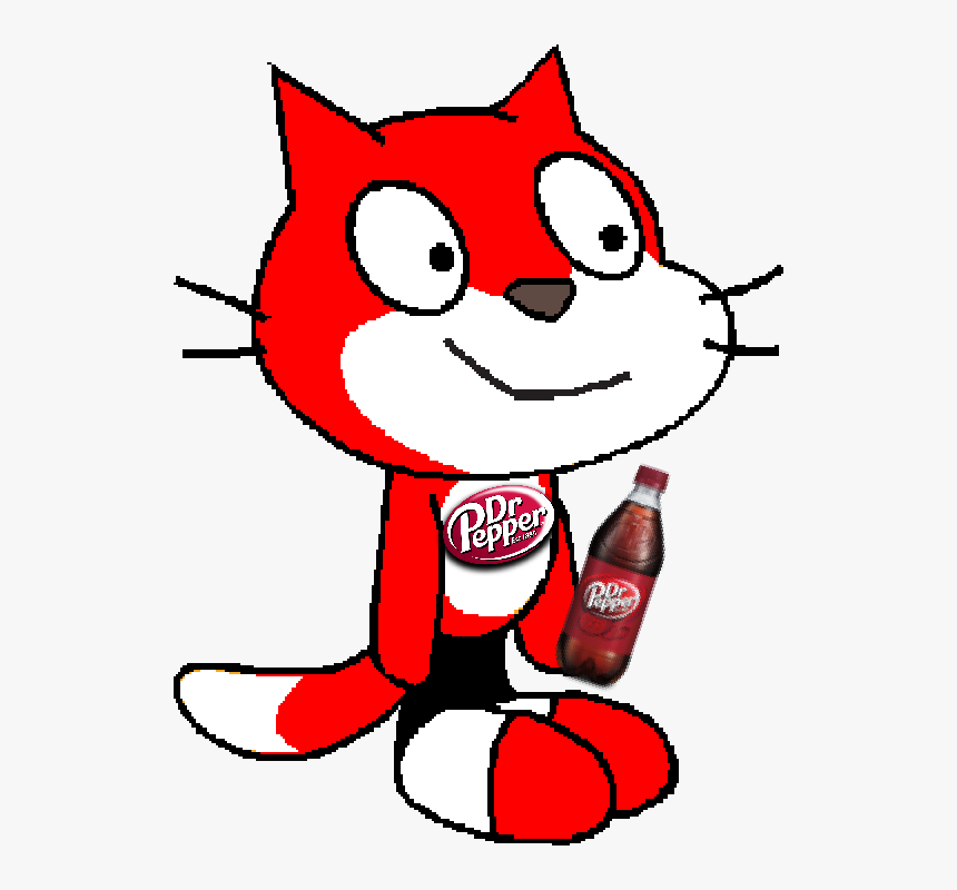 Mr Dr Pepper Cat Has Dr Pepper Transparent Scratch Cat, HD Png Download , Transparent Png