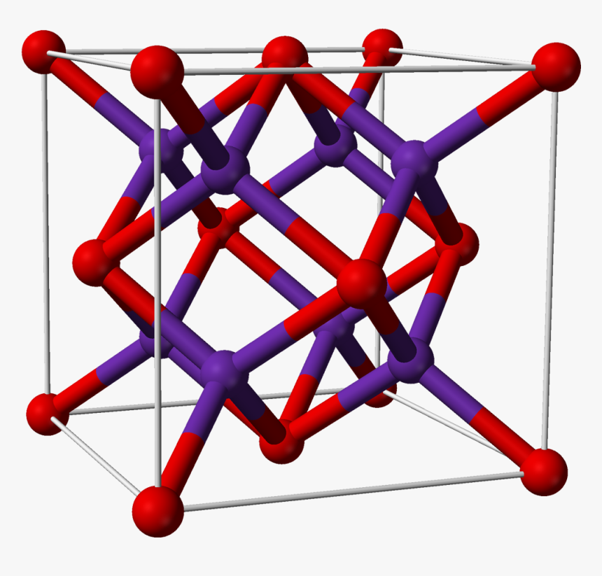 Rubidium Oxide Unit Cell 3d Balls B - Rubidium Oxide Crystal Structure, HD Png Download