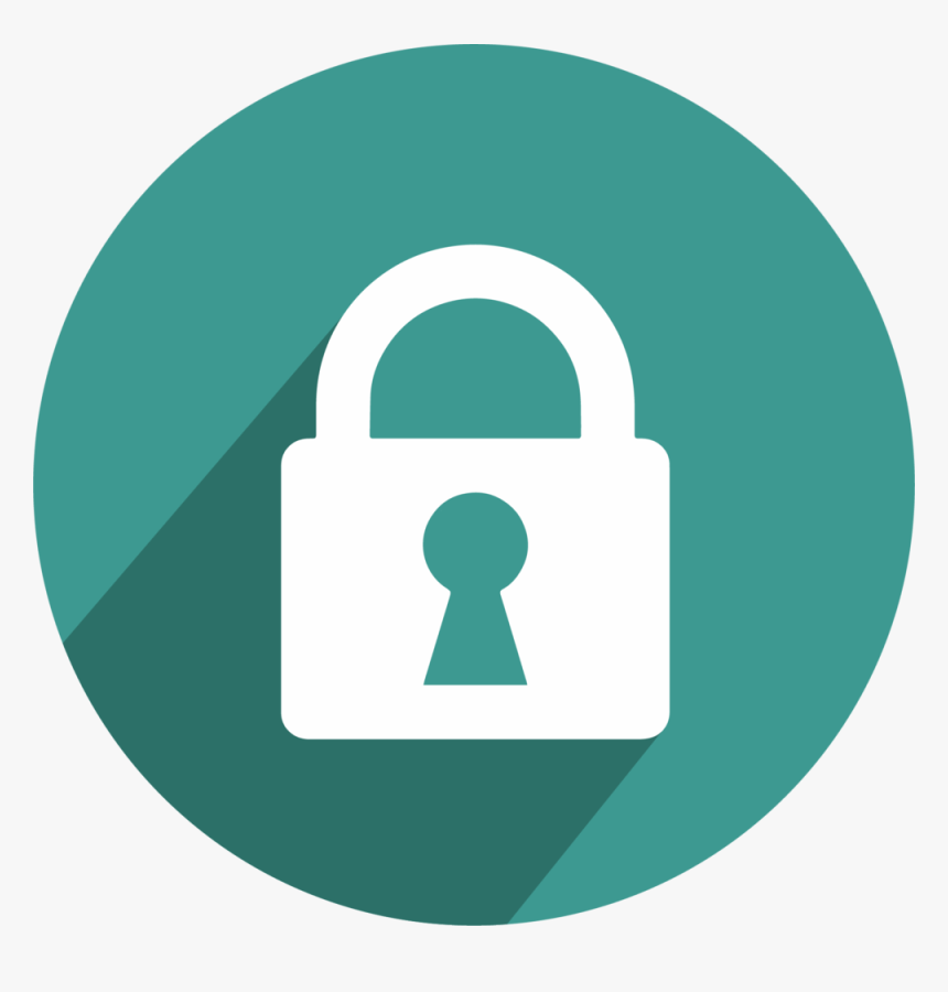 6440868 Icon Lock Light Blue - Linkedin Xing Button, HD Png Download