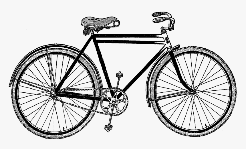 Vintage Bike Png, Transparent Png