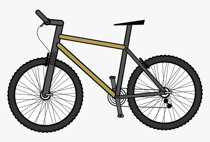 Bicycle Clipart Teaching Resources - Mountainbike Clipart, HD Png Download