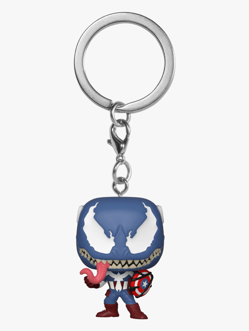 Captain America Venom Funko Pop Keychain, HD Png Download