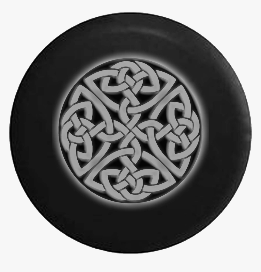 Glowing Celtic Irish Knot Jeep Off Road Rv Camper Spare - Circle, HD Png Download