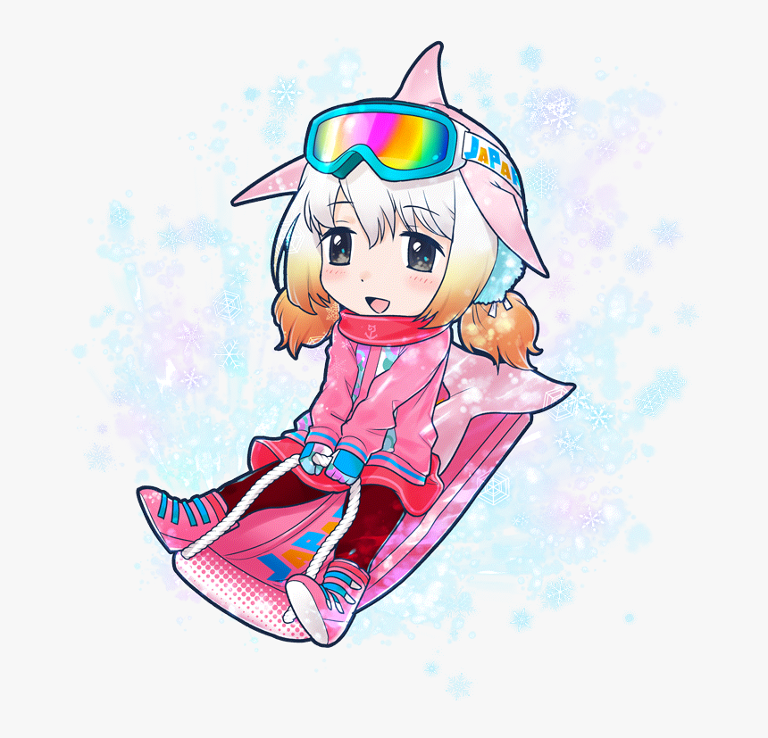 Chinese White Dolphinslopes - Cartoon, HD Png Download