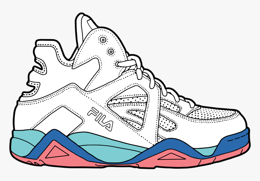 Fila The Cage X Pink Dolphin “white” - Sneakers, HD Png Download
