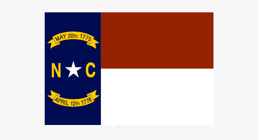 Vector Flag Of North Carolina - North Carolina State Flag, HD Png Download