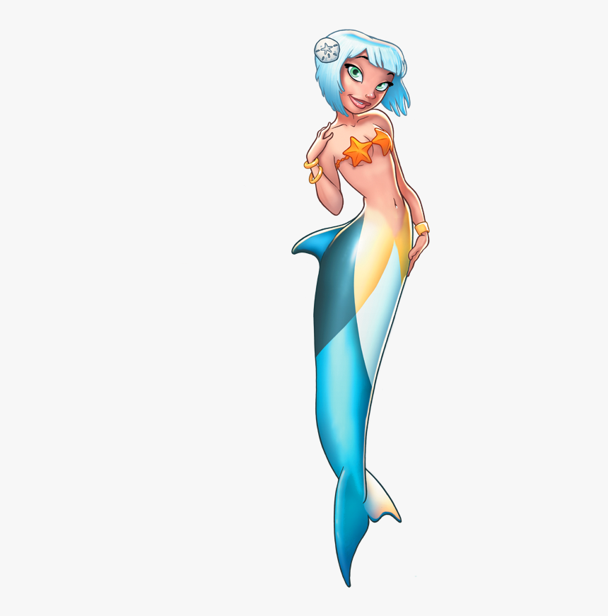 Mermaid Wiki - Cartoon, HD Png Download