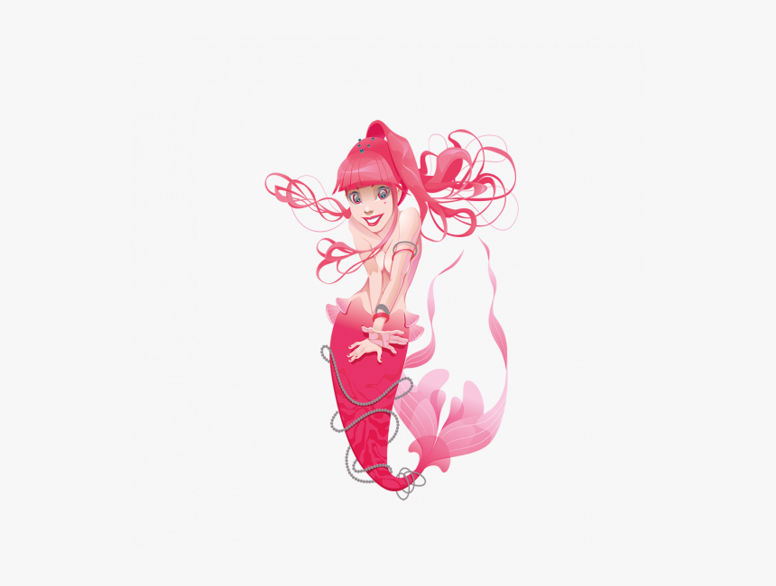 Young Mermaid Girl Anime, HD Png Download