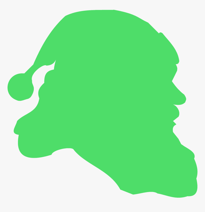Transparent Santa Claus Silhouette Png, Png Download