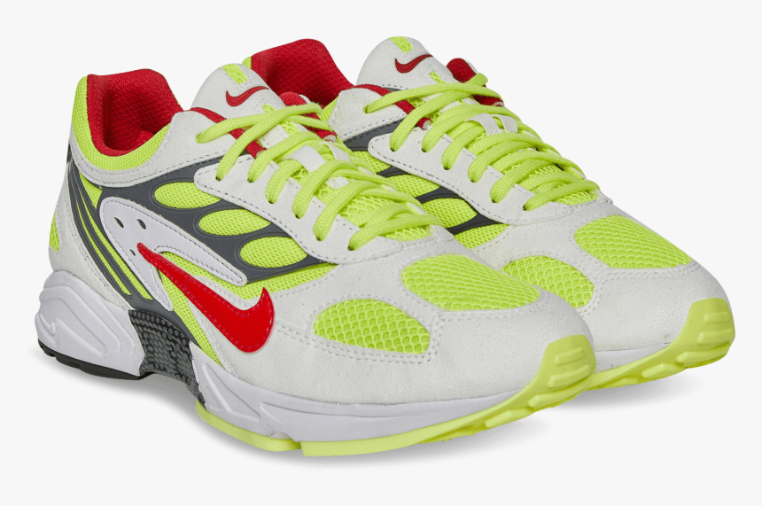 Nike Air Ghost Racer, White/atom Red, Hi-res - Sneakers, HD Png Download
