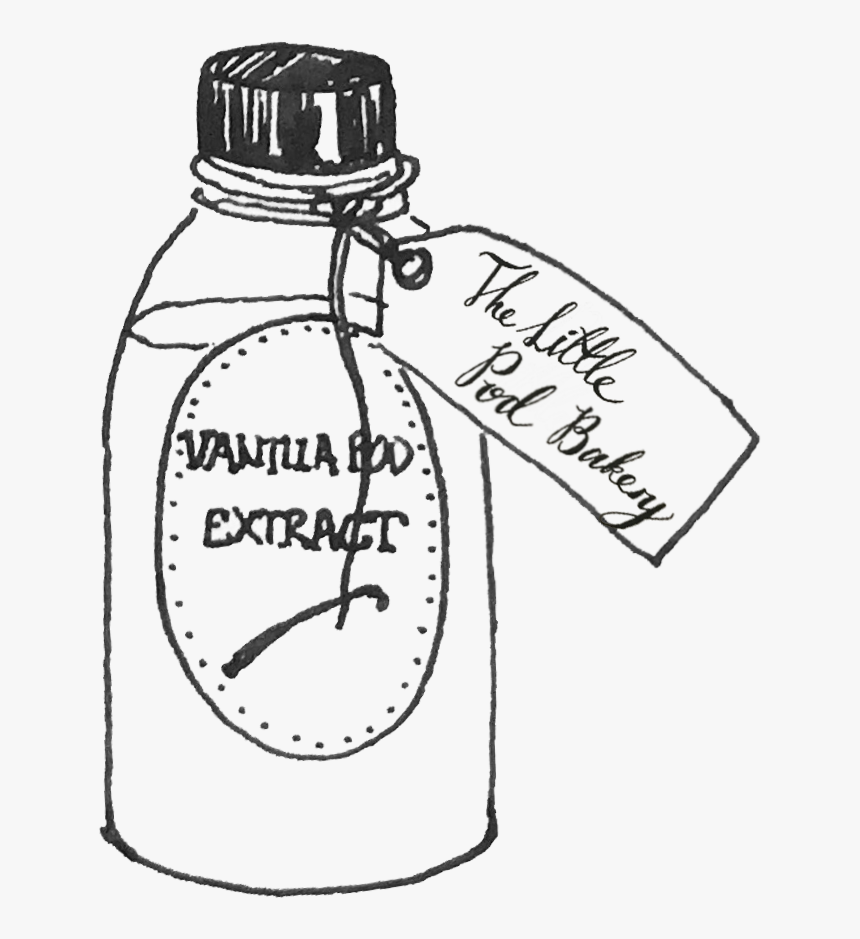 Vanillapodbottle - Line Art, HD Png Download