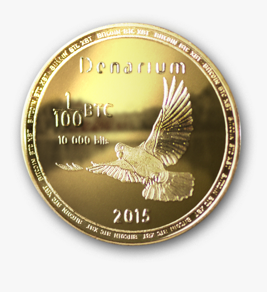 Physical Denarium Bitcoin, HD Png Download