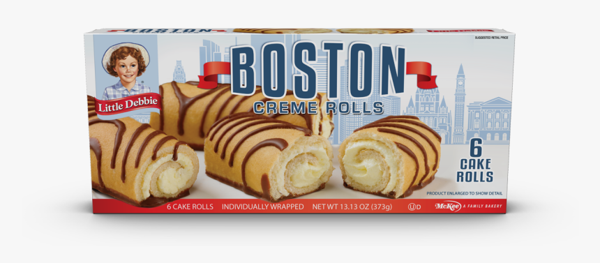 Little Debbie Boston Creme Rolls, HD Png Download