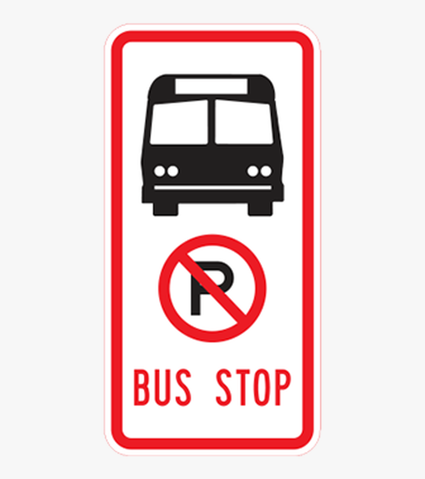 No Parking Bus Stop - Dilarang Parkir, HD Png Download