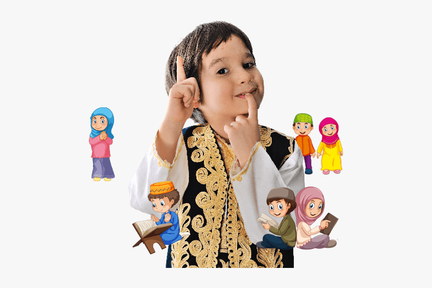 Kartun Kelompok Anak Muslim, HD Png Download