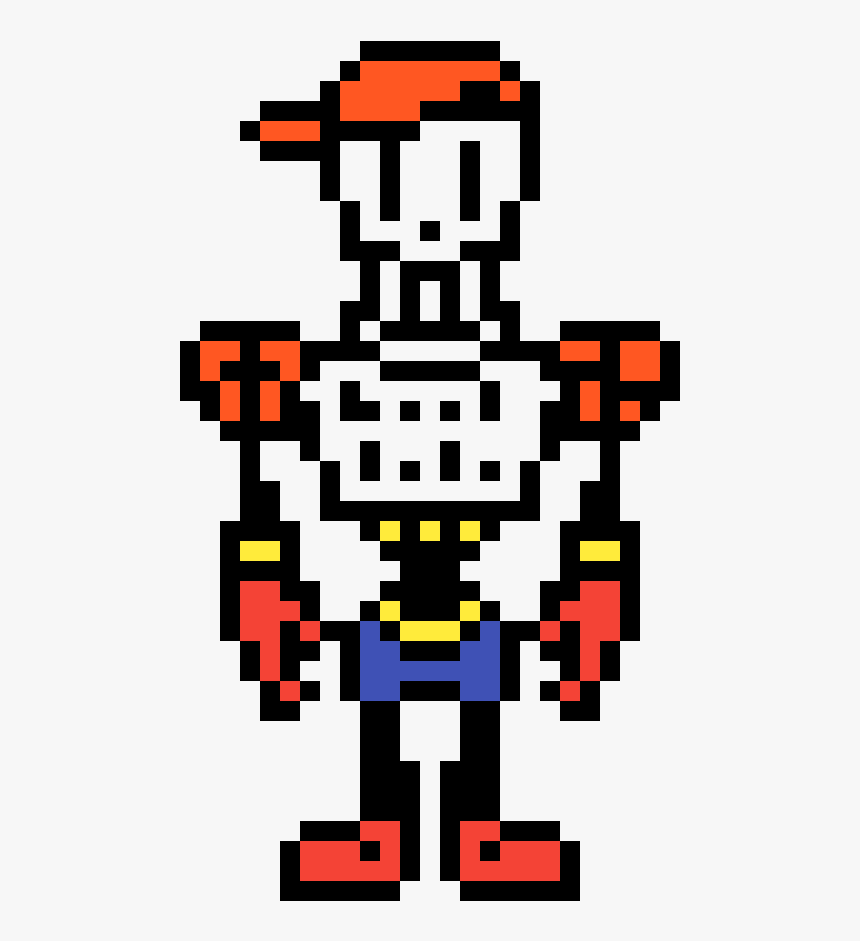 Papyrus Undertale Pixel Art, HD Png Download