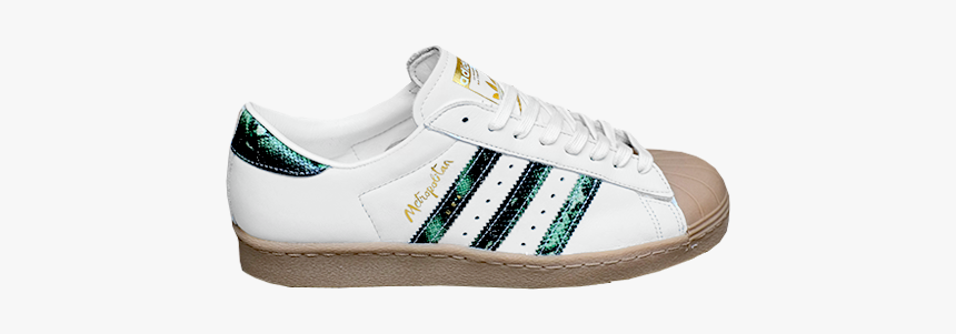 Adidas X Metropolitan Superstar 80s White Snake Preview - Skate Shoe, HD Png Download
