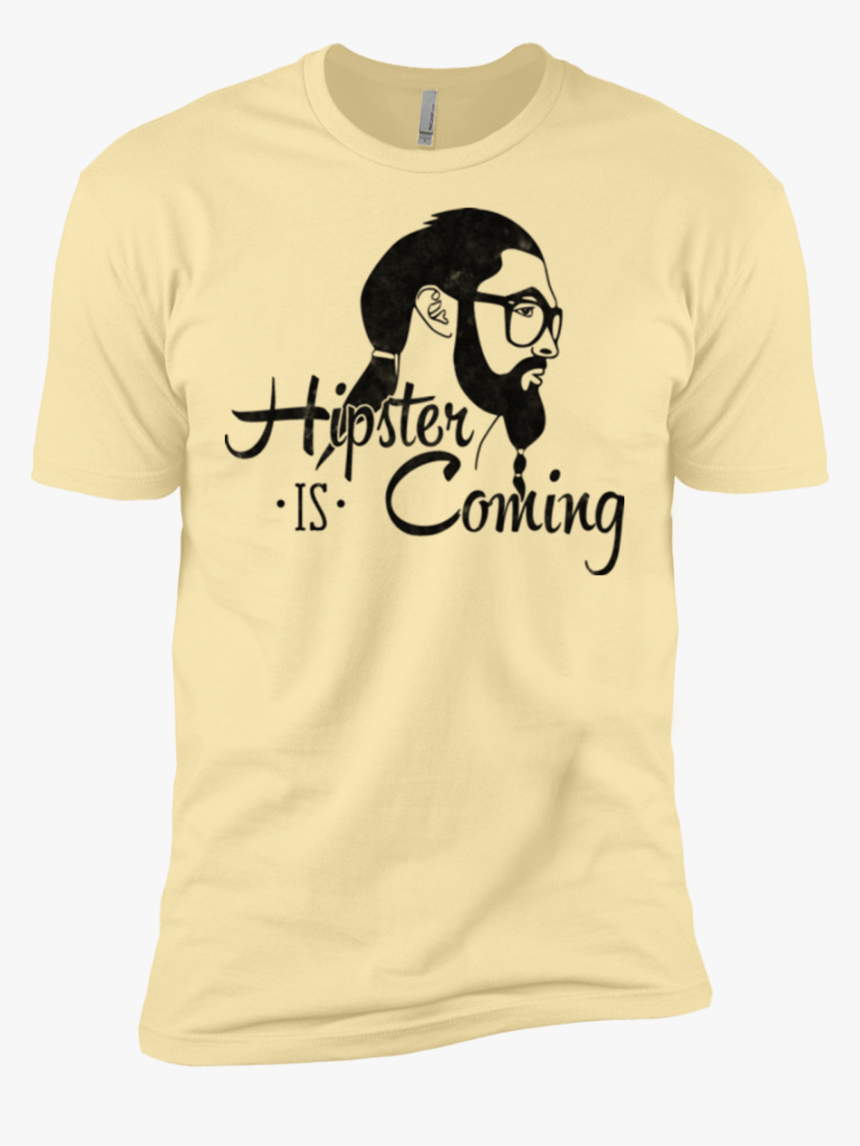 Hipster Is Coming Men S Premium T-shirt - T-shirt, HD Png Download