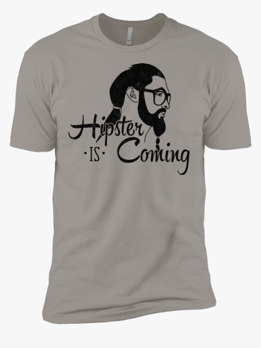 Hipster Is Coming Men S Premium T-shirt - T-shirt, HD Png Download