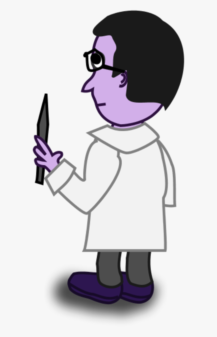 Fat Guy Sitting - Professor Clip Art, HD Png Download