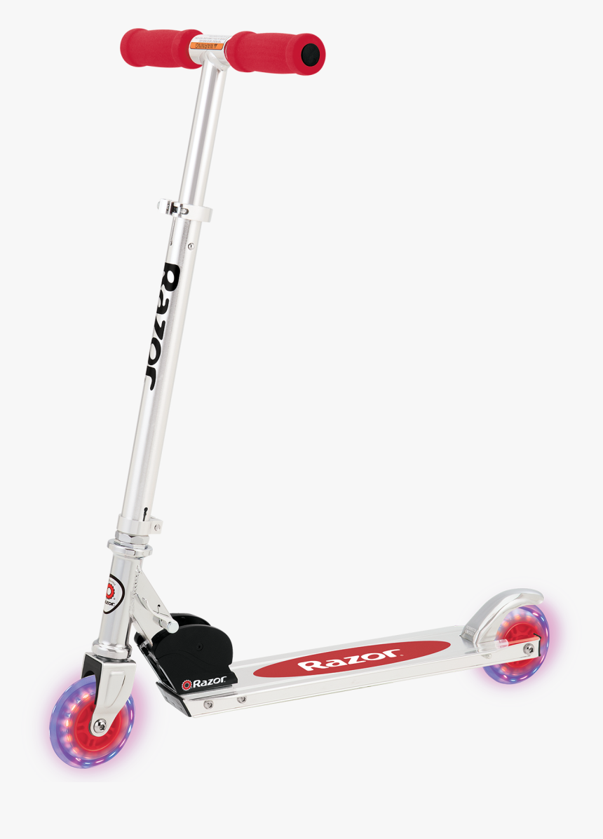 Razor Scooter With Lights - Razor Lux Scooter Green, HD Png Download