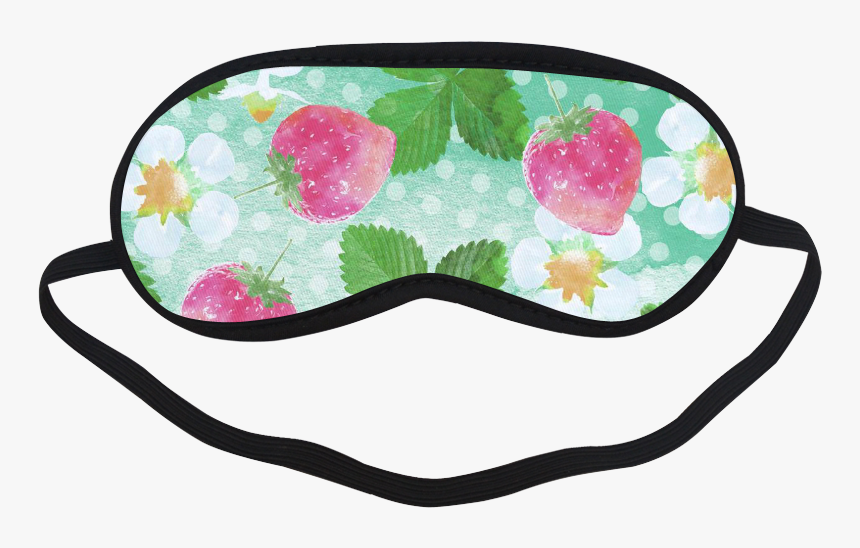 Strawberries Sleeping Mask - Cartoon Cute Cartoon Sleeping Mask Transparent, HD Png Download