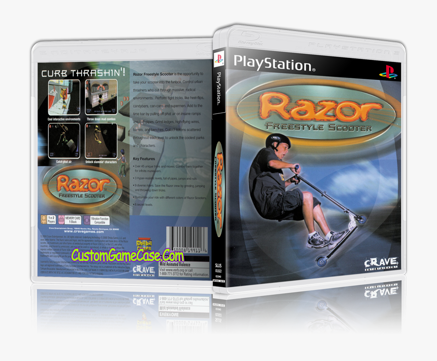 Razor Freestyle Scooter - Razor Freestyle Scooter Ps1, HD Png Download