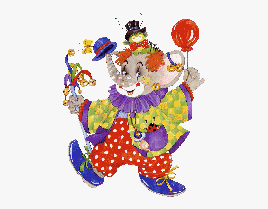 Клоун С Днем Рождения, HD Png Download