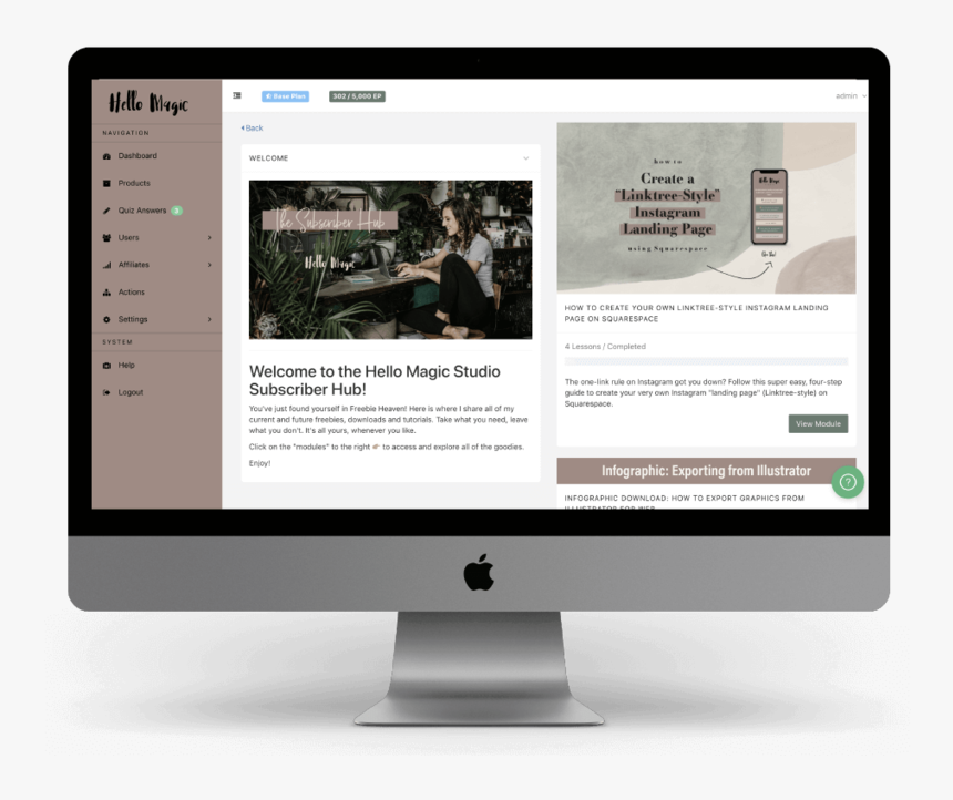 Subscriber Hub Mac - Computer Monitor, HD Png Download